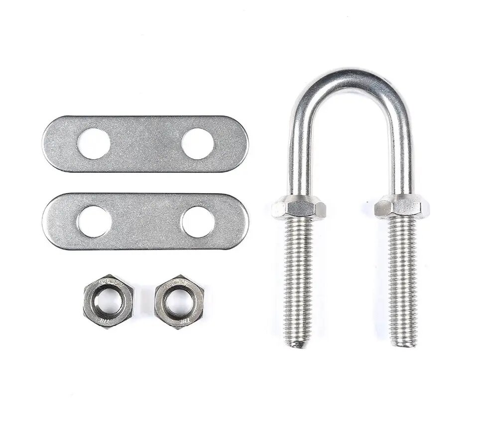boat U bolt with plate and nuts rigging - Hengke Casting product image 1